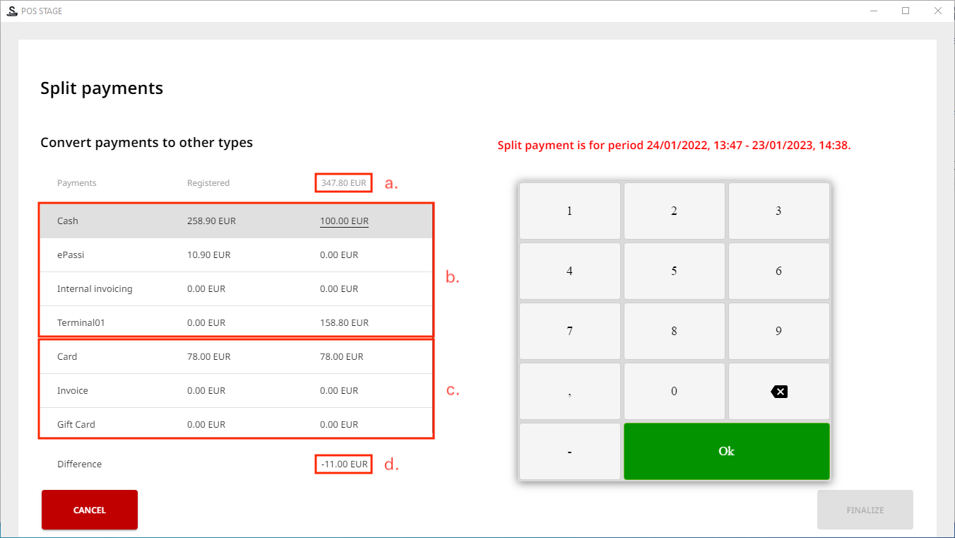 Split Payments for Restaurants and Bars